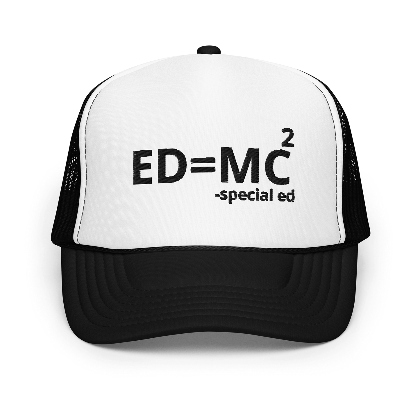 ED=MC Squared Trucker hat