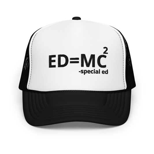 ED=MC Squared Trucker hat