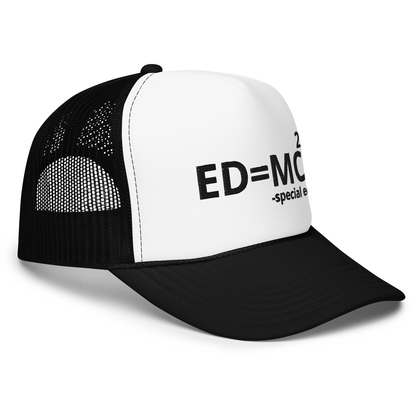 ED=MC Squared Trucker hat