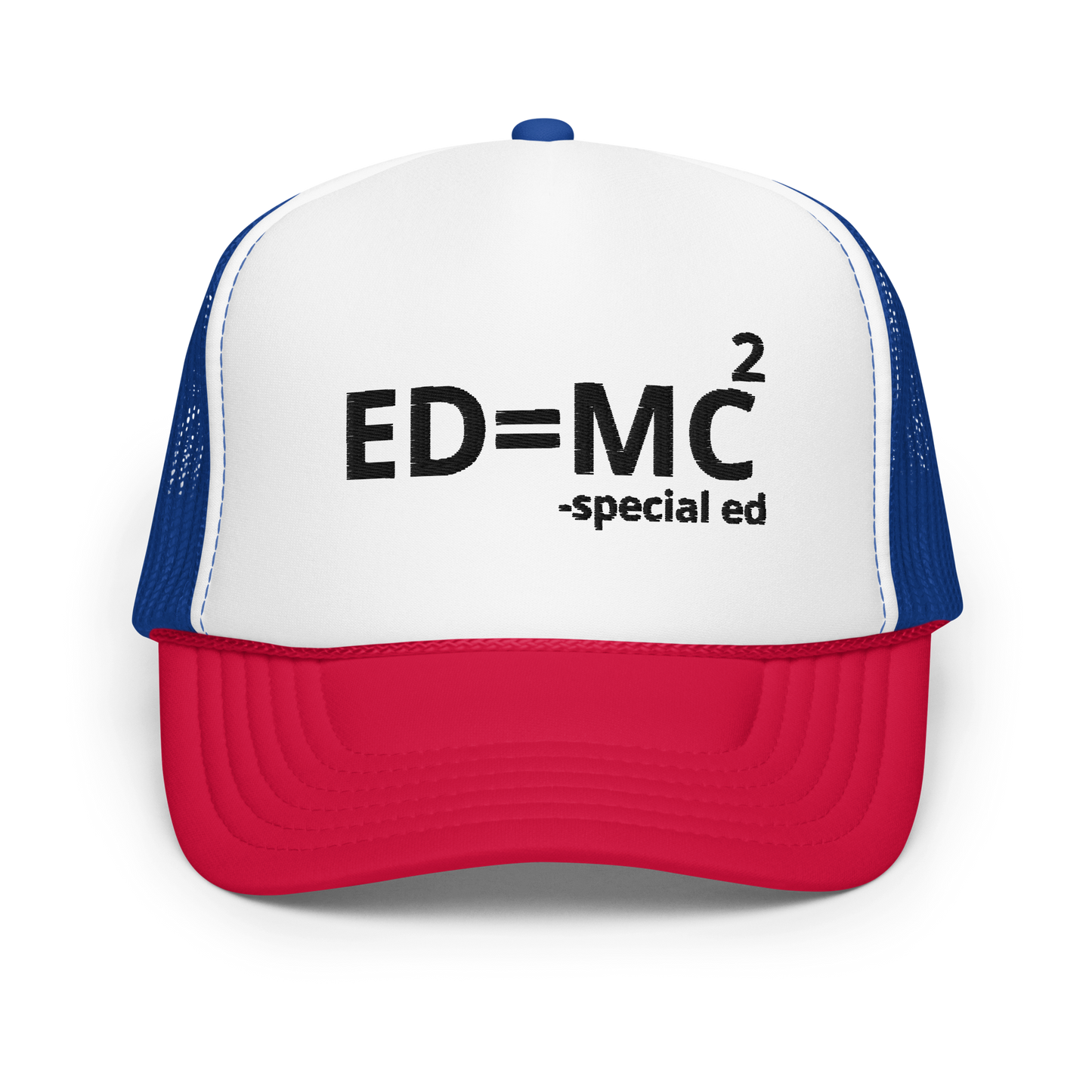 ED=MC Squared Trucker hat