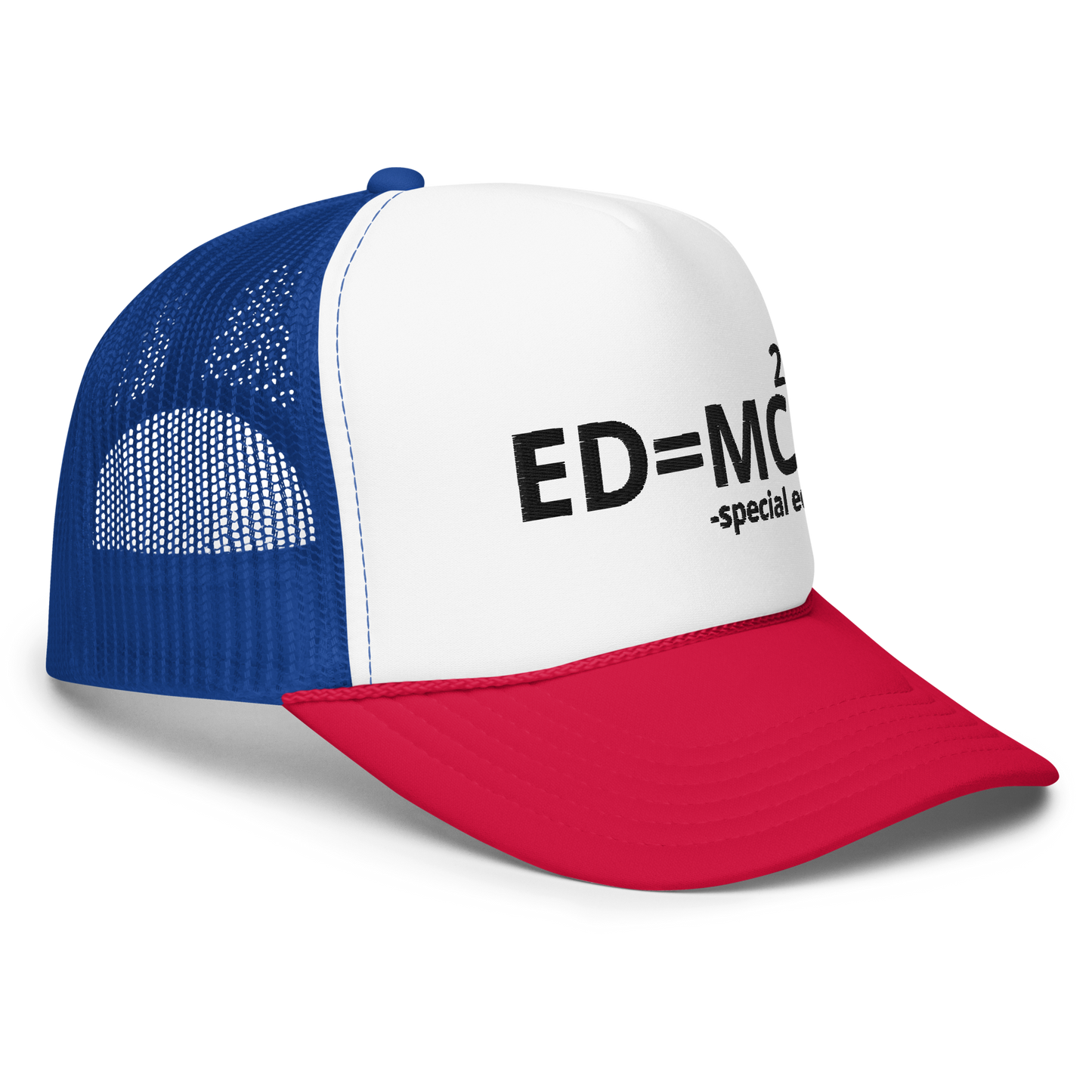 ED=MC Squared Trucker hat