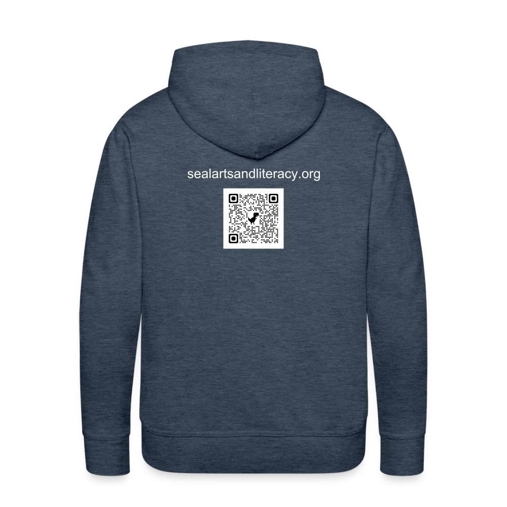 SEAL Men’s Premium Hoodie - heather denim