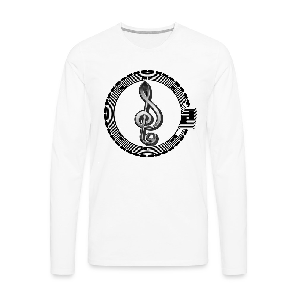 SEAL Men's Premium Long Sleeve T-Shirt - white